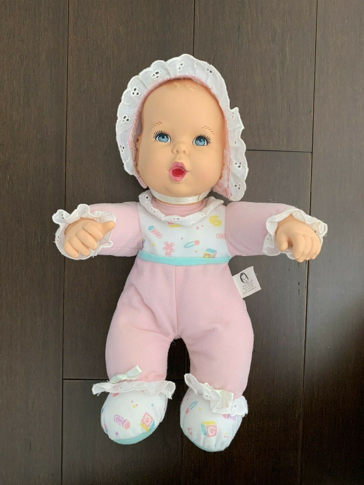 Vintage 1998 Toy Biz Gerber Head Baby Doll Soft Body Vinyl Head & Hands