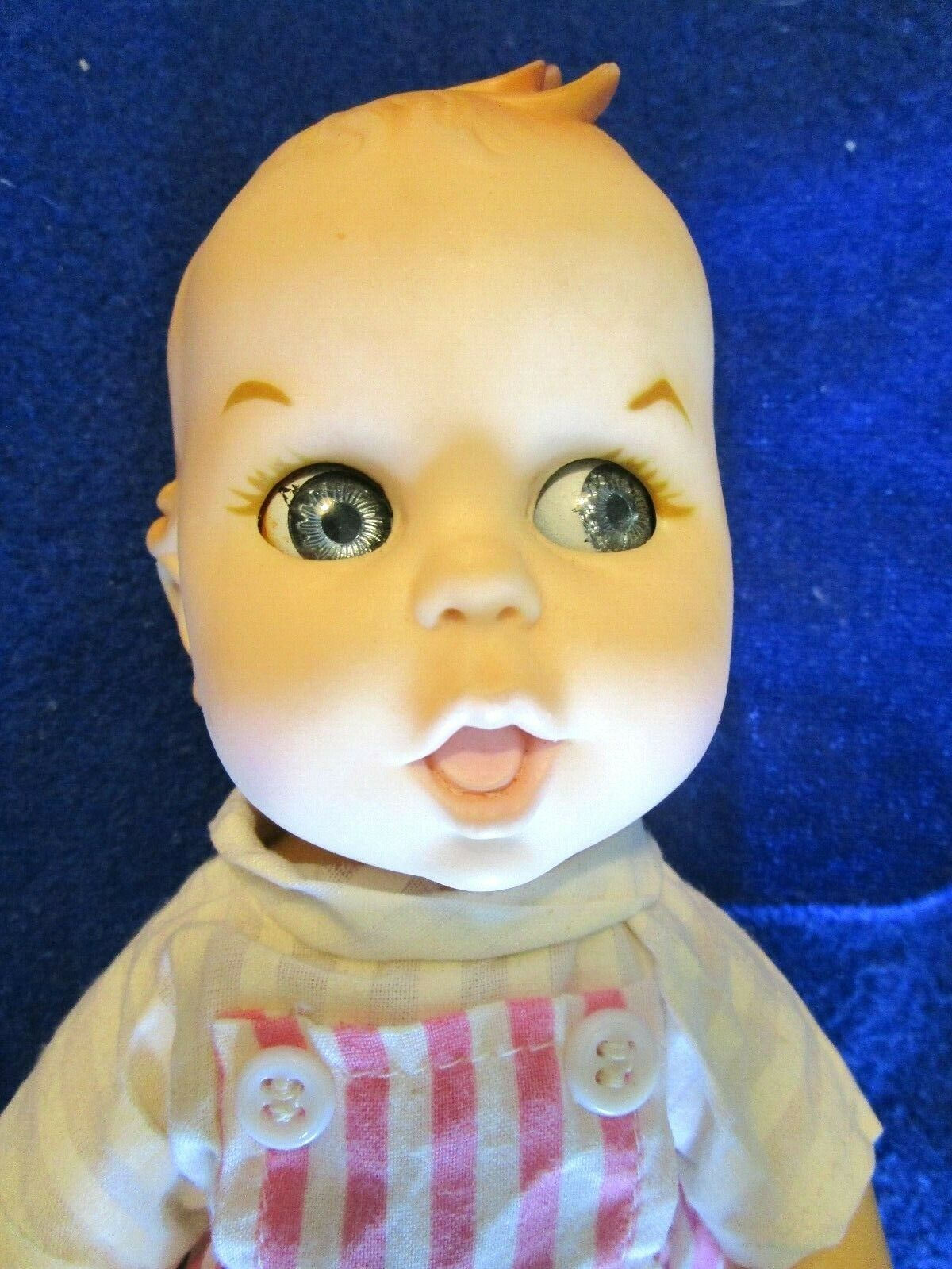 Gerber Baby Doll, Plastic Moving Eyes, Rubber Body, Molded Head, 1985