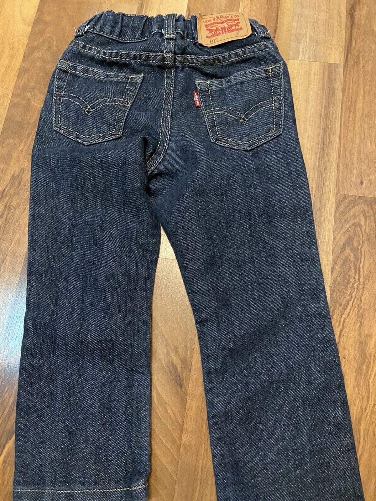 Euc Levi’s 511 Slim Jeans Boys Size 2t Adjustable Waist