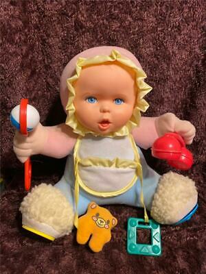 Vtg Gerber Growing Toys Playtime Baby Doll Toy Biz 1994 Phone Rattler Mirror